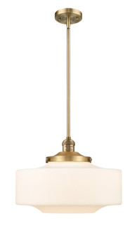 Franklin Restoration One Light Mini Pendant in Brushed Brass (405|201S-BB-G691-16)