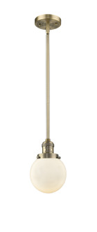 Franklin Restoration LED Mini Pendant in Brushed Brass (405|201S-BB-G201-6-LED)