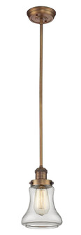 Franklin Restoration One Light Mini Pendant in Brushed Brass (405|201S-BB-G192)