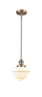 Franklin Restoration One Light Mini Pendant in Antique Copper (405|201S-AC-G531)