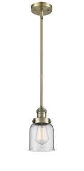 Franklin Restoration One Light Mini Pendant in Antique Brass (405|201S-AB-G52)