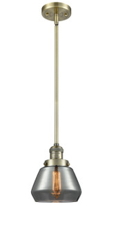 Franklin Restoration One Light Mini Pendant in Antique Brass (405|201S-AB-G173)