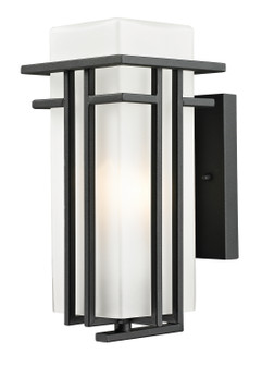 Abbey One Light Outdoor Wall Light in Black (224|549S-BK)