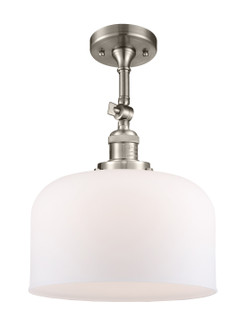 Franklin Restoration LED Semi-Flush Mount in Brushed Satin Nickel (405|201F-SN-G71-L-LED)