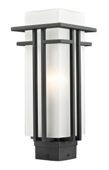 Abbey One Light Outdoor Post Mount in Black (224|549PHM-BK)