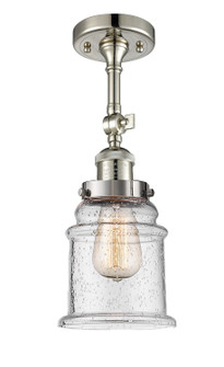 Franklin Restoration LED Semi-Flush Mount in Polished Nickel (405|201F-PN-G184-LED)