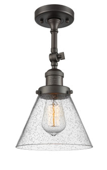 Franklin Restoration LED Semi-Flush Mount in Oil Rubbed Bronze (405|201F-OB-G44-LED)