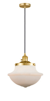 Franklin Restoration One Light Mini Pendant in Satin Gold (405|201CSW-SG-G541)
