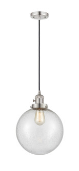 Franklin Restoration LED Mini Pendant in Polished Nickel (405|201CSW-PN-G204-10-LED)