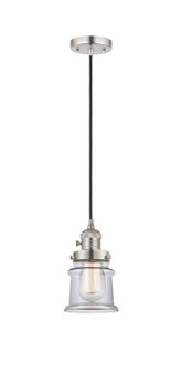 Franklin Restoration One Light Mini Pendant in Polished Nickel (405|201CSW-PN-G182S)