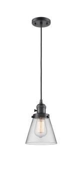 Franklin Restoration One Light Mini Pendant in Oil Rubbed Bronze (405|201CSW-OB-G62)