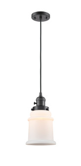 Franklin Restoration One Light Mini Pendant in Oil Rubbed Bronze (405|201CSW-OB-G181)