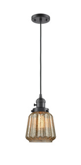 Franklin Restoration One Light Mini Pendant in Oil Rubbed Bronze (405|201CSW-OB-G146)