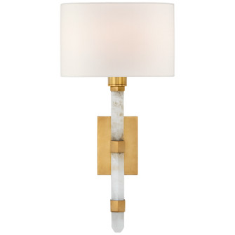 Adaline One Light Wall Sconce in Antique-Burnished Brass (268|SK 2902AB/Q-L)
