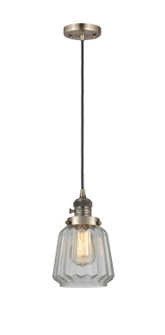 Franklin Restoration LED Mini Pendant in Antique Brass (405|201CSW-AB-G142-LED)