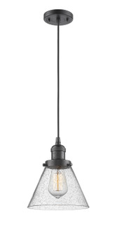 Franklin Restoration One Light Mini Pendant in Oil Rubbed Bronze (405|201C-OB-G44)