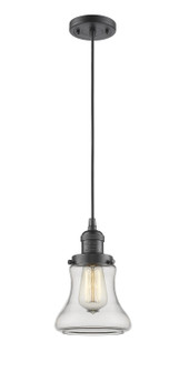 Franklin Restoration LED Mini Pendant in Oil Rubbed Bronze (405|201C-OB-G192-LED)