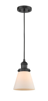 Franklin Restoration LED Mini Pendant in Matte Black (405|201C-BK-G61-LED)