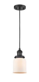 Franklin Restoration One Light Mini Pendant in Matte Black (405|201C-BK-G51)