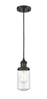 Franklin Restoration LED Mini Pendant in Matte Black (405|201C-BK-G314-LED)