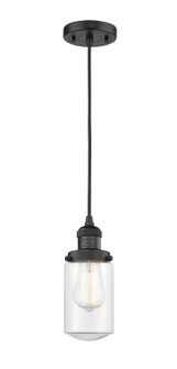 Franklin Restoration LED Mini Pendant in Matte Black (405|201C-BK-G312-LED)
