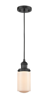 Franklin Restoration LED Mini Pendant in Matte Black (405|201C-BK-G311-LED)