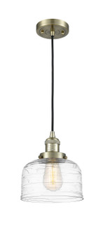 Franklin Restoration LED Mini Pendant in Antique Brass (405|201C-AB-G713-LED)