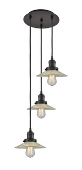 Franklin Restoration LED Pendant in Oil Rubbed Bronze (405|113F-3P-OB-G2)