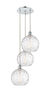 Ballston Three Light Pendant in Polished Chrome (405|113B-3P-PC-G1215-10)