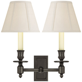 French Library Two Light Wall Sconce in Bronze (268|S 2212BZ-L)