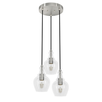 Maple Park Three Light Pendant in Brushed Nickel (47|19992)