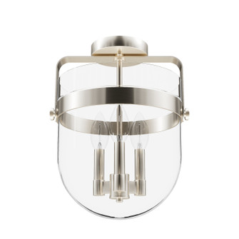 Karloff Three Light Flush Mount in Brushed Nickel (47|19836)