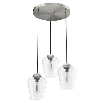 Vidria Three Light Pendant in Brushed Nickel (47|19727)