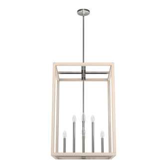 Squire Manor Eight Light Pendant in Brushed Nickel (47|19679)