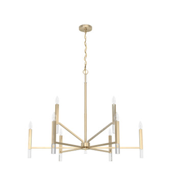 Sunjai Nine Light Chandelier in Alturas Gold (47|19521)