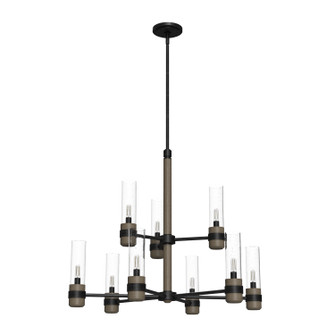 River Mill Nine Light Chandelier in Rustic Iron (47|19478)