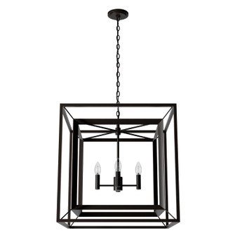 Doherty Four Light Chandelier in Onyx Bengal (47|19409)