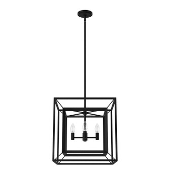 Doherty Four Light Chandelier in Natural Black Iron (47|19404)
