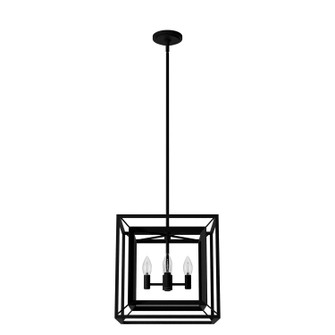 Doherty Four Light Chandelier in Natural Black Iron (47|19400)