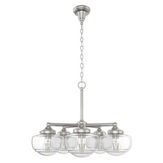 Saddle Creek Five Light Chandelier in Brushed Nickel (47|19360)