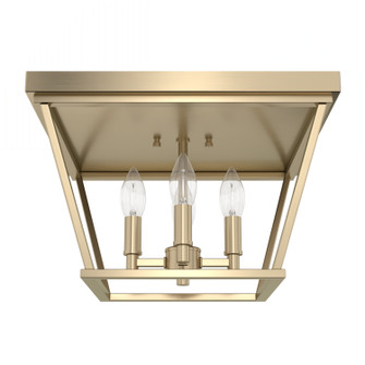 Laurel Ridge Four Light Flush Mount in Alturas Gold (47|19075)