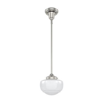 Saddle Creek One Light Mini Pendant in Brushed Nickel (47|19026)