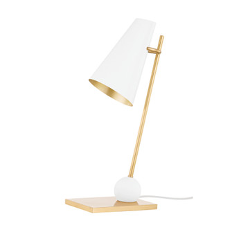 Piton One Light Table Lamp in Aged Brass/Soft White (70|KBS1745201-AGB/SWH)