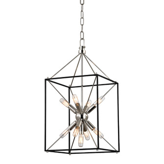 Glendale Nine Light Pendant in Polished Nickel (70|8912-PN)