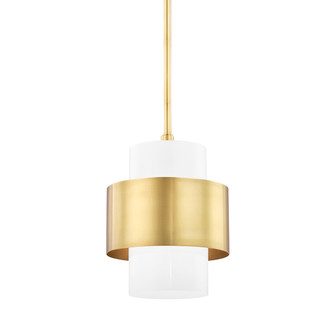 Corinth One Light Pendant in Aged Brass (70|8611-AGB)