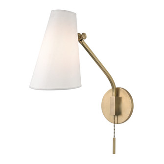 Patten One Light Swing Arm Wall Sconce in Aged Brass (70|6341-AGB)