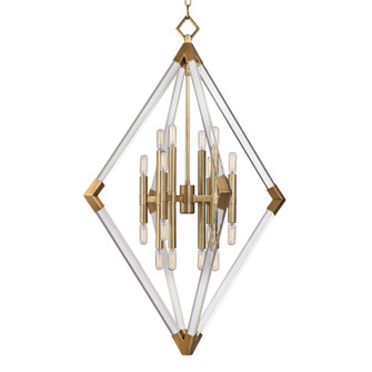 Lyons 16 Light Pendant in Aged Brass (70|4630-AGB)