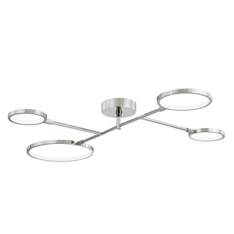 Saturn LED Semi Flush Mount in Polished Nickel (70|4104-PN)