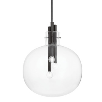 Hempstead Three Light Pendant in Black Brass (70|3918-BBR)