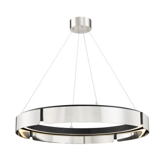 Tribeca LED Chandelier in Burnished Nickel/Black Combo (70|2933-BN/BK)